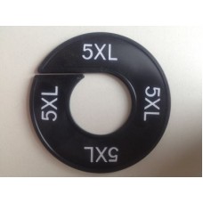 Maatring 9 cm zw/wit 5XL Td05602913